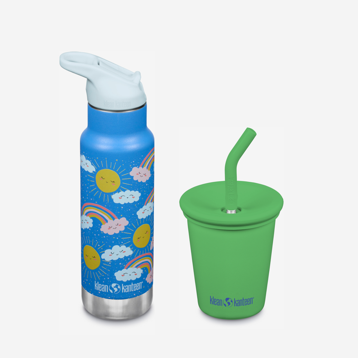 kid-s-sippy-cup-and-water-bottle-set-u6 KK-Kids-SippyCupandWaterBottleSet-VibrantGreen-Rainbows.png