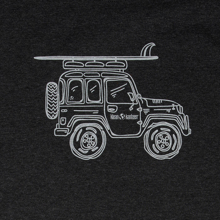 adventure-vehicle-t-shirt-f2 klean_shirt_jeep_front_closeup_lifestyle.jpg